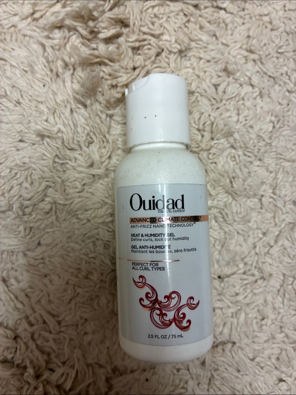Heat & Humidity Gel — White Bottle, Anti-Frizz Heat Protectant